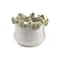 Hello Honey® 8" Multicolor Stoneware Planter with Frog Figurine Rim